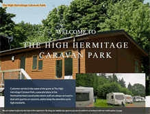 Tablet Screenshot of highhermitagecaravanpark.co.uk